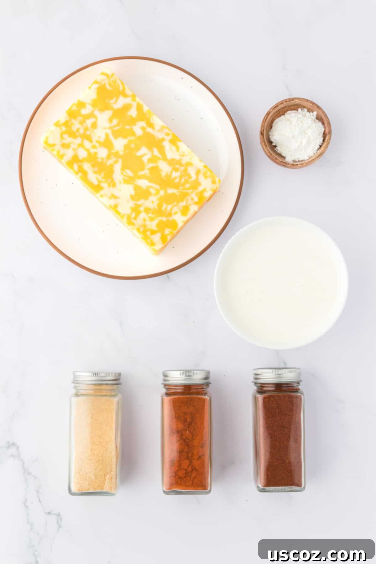 Cheesy Nacho Dip in Minutes 4 ingredients needed to make nacho cheese