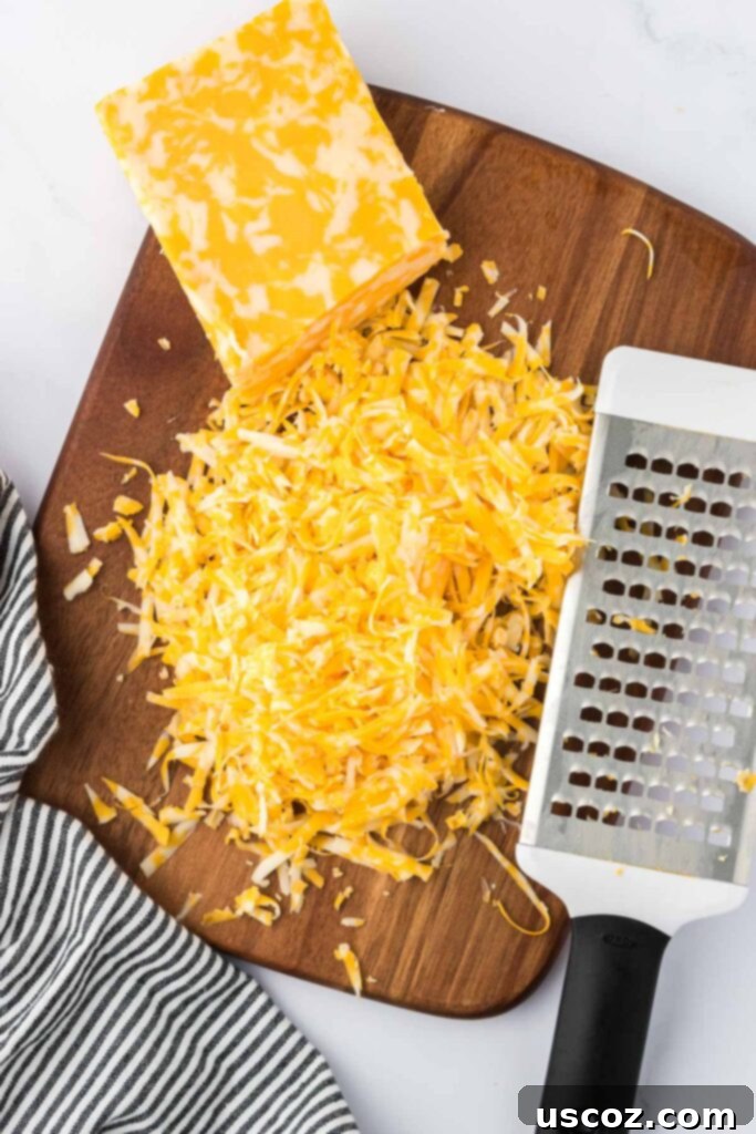 Cheesy Nacho Dip in Minutes 9 shredded colby jack cheese