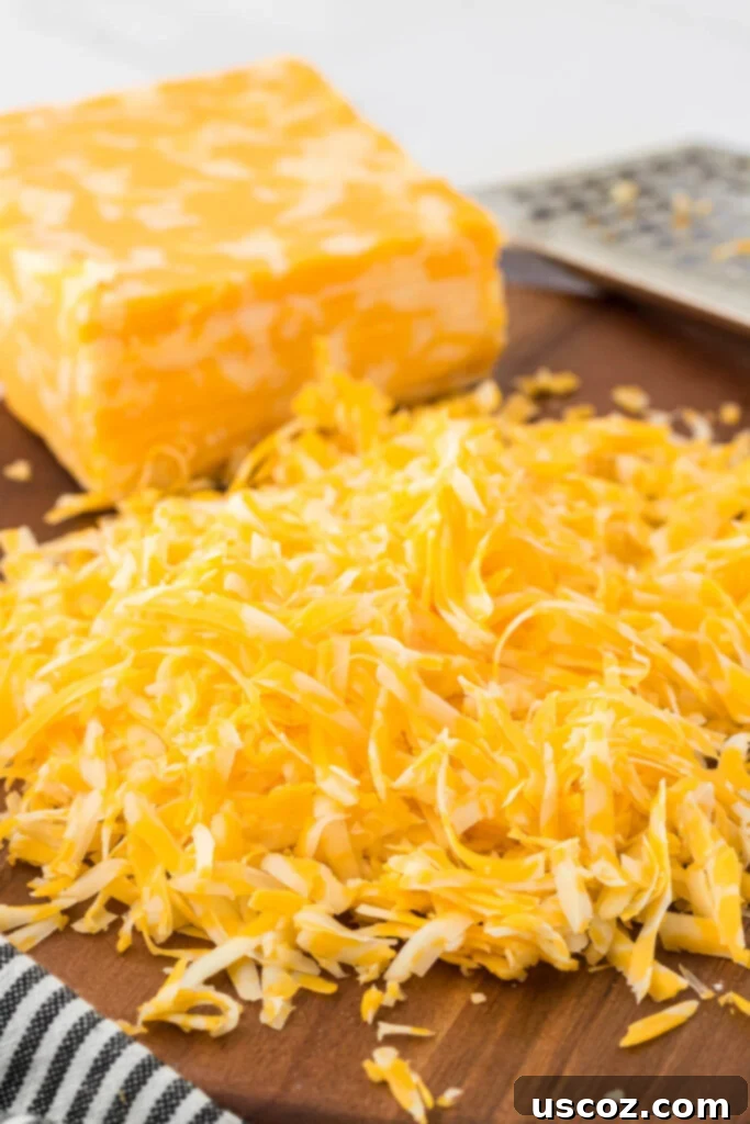 Cheesy Nacho Dip in Minutes 10 shredded colby jack cheese