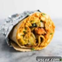 Plant-Based Breakfast Burrito Bliss 16 Delicious vegan breakfast burrito, a plant-based morning meal.