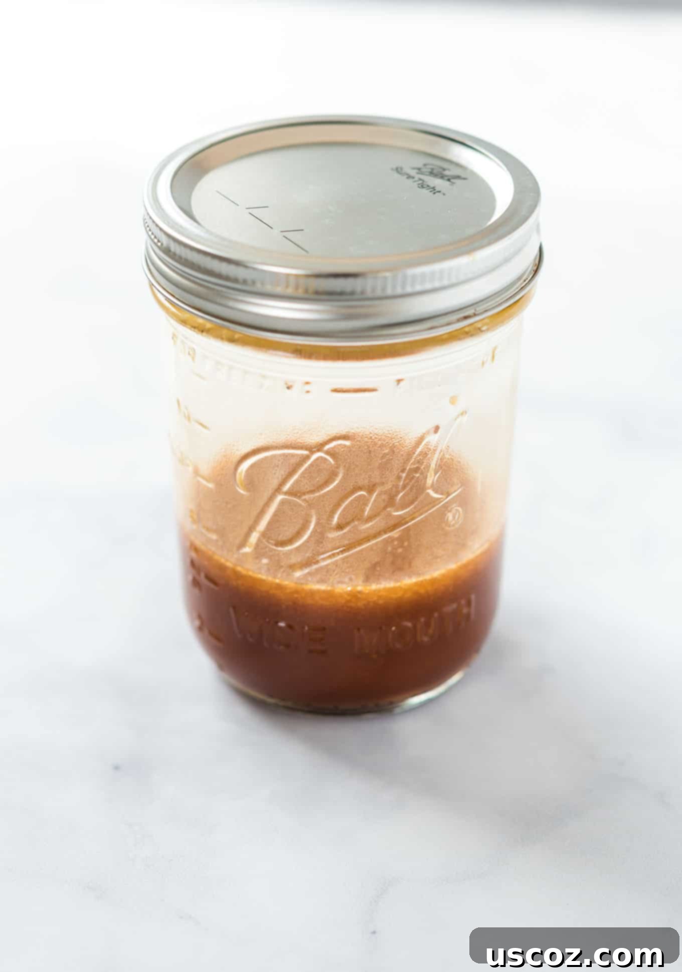Perfect Stir Fry Sauce 2 stir fry sauce in a mason jar with a lid