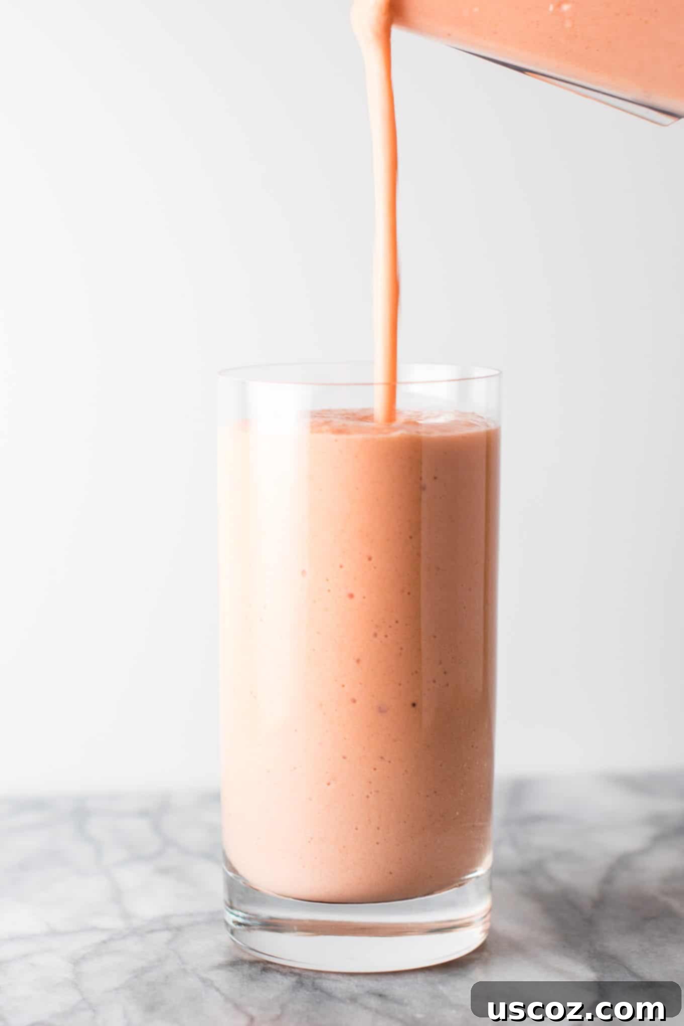 Carrot Cake Dream 7 carrot cake smoothie in a glass
