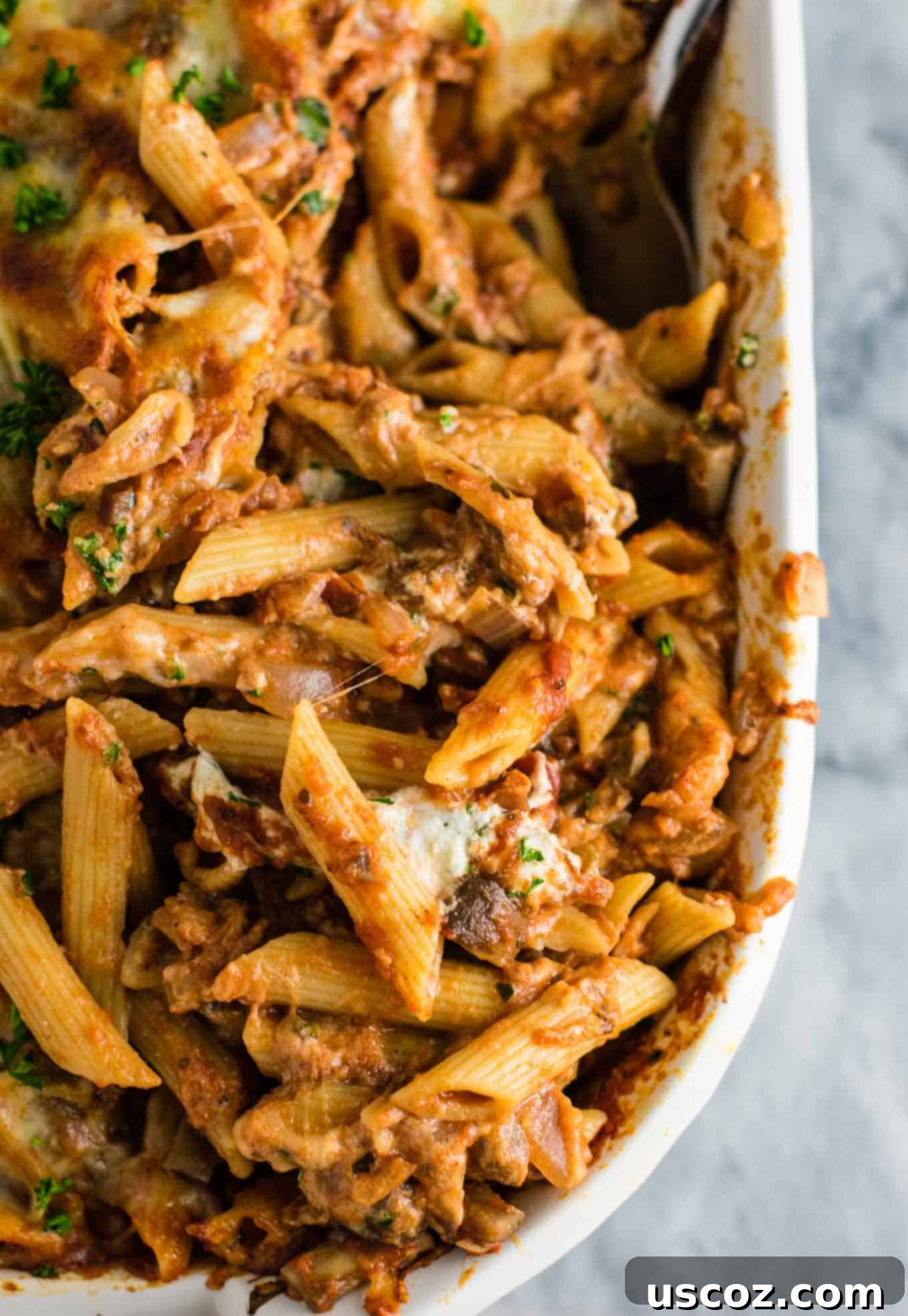 Million Dollar Meatless Baked Ziti 15 ziti