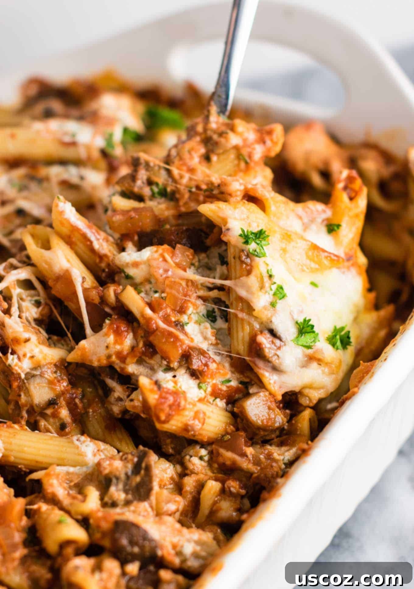 Million Dollar Meatless Baked Ziti 16 pasta dinner