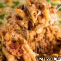 Million Dollar Meatless Baked Ziti 20 This Meatless Million Dollar Baked Ziti Recipe is an easy and impressive vegetarian dinner. Full of meaty mushrooms, fresh herbs, and four types of cheese! #meatless #milliondollarziti #bakedziti #vegetarian #dinner