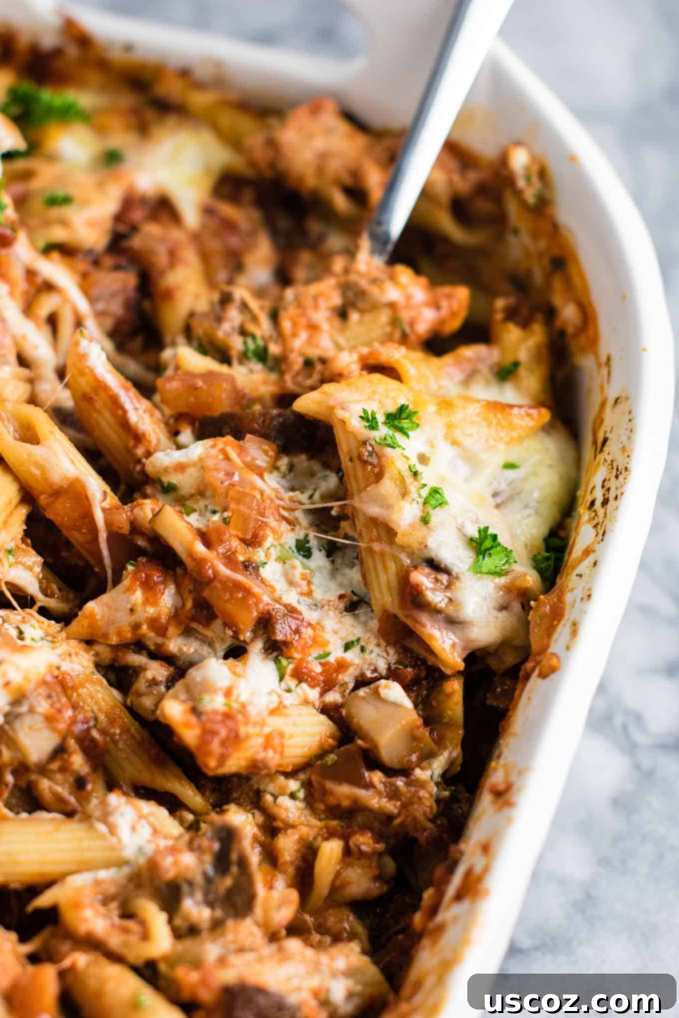 Million Dollar Meatless Baked Ziti 3 Million Dollar Baked Ziti