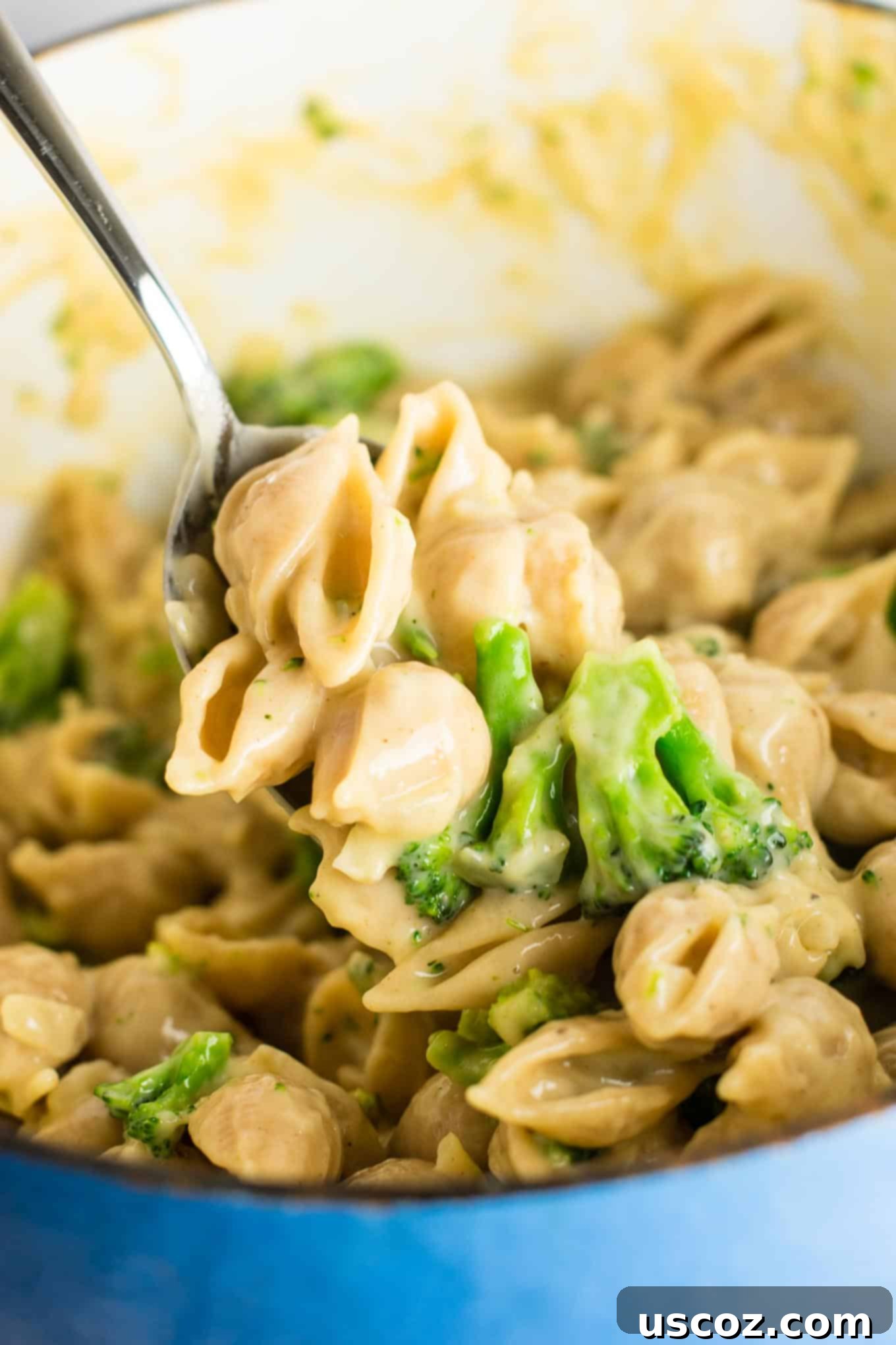The Ultimate Broccoli Mac and Cheese 3 Lightened up broccoli shells and cheese with sharp cheddar cheese and whole wheat pasta. The healthiest way to justify eating macaroni and cheese for dinner. Kids will love this one! #broccolishellsandcheese #macandcheese #healthy #dinner #vegetarian #meatless #pasta #wholewheat
