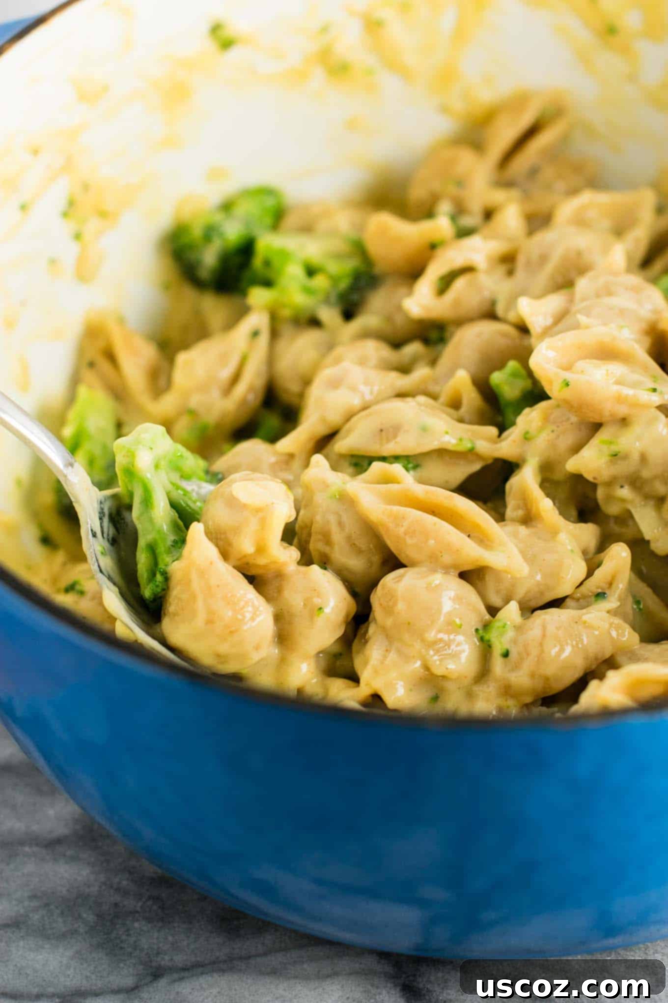 The Ultimate Broccoli Mac and Cheese 6 broccoli mac and cheese with sharp cheddar cheese and whole wheat pasta. The healthiest way to justify eating macaroni and cheese for dinner. Kids will love this one! #broccolishellsandcheese #macandcheese #healthy #dinner #vegetarian #meatless #pasta #wholewheat
