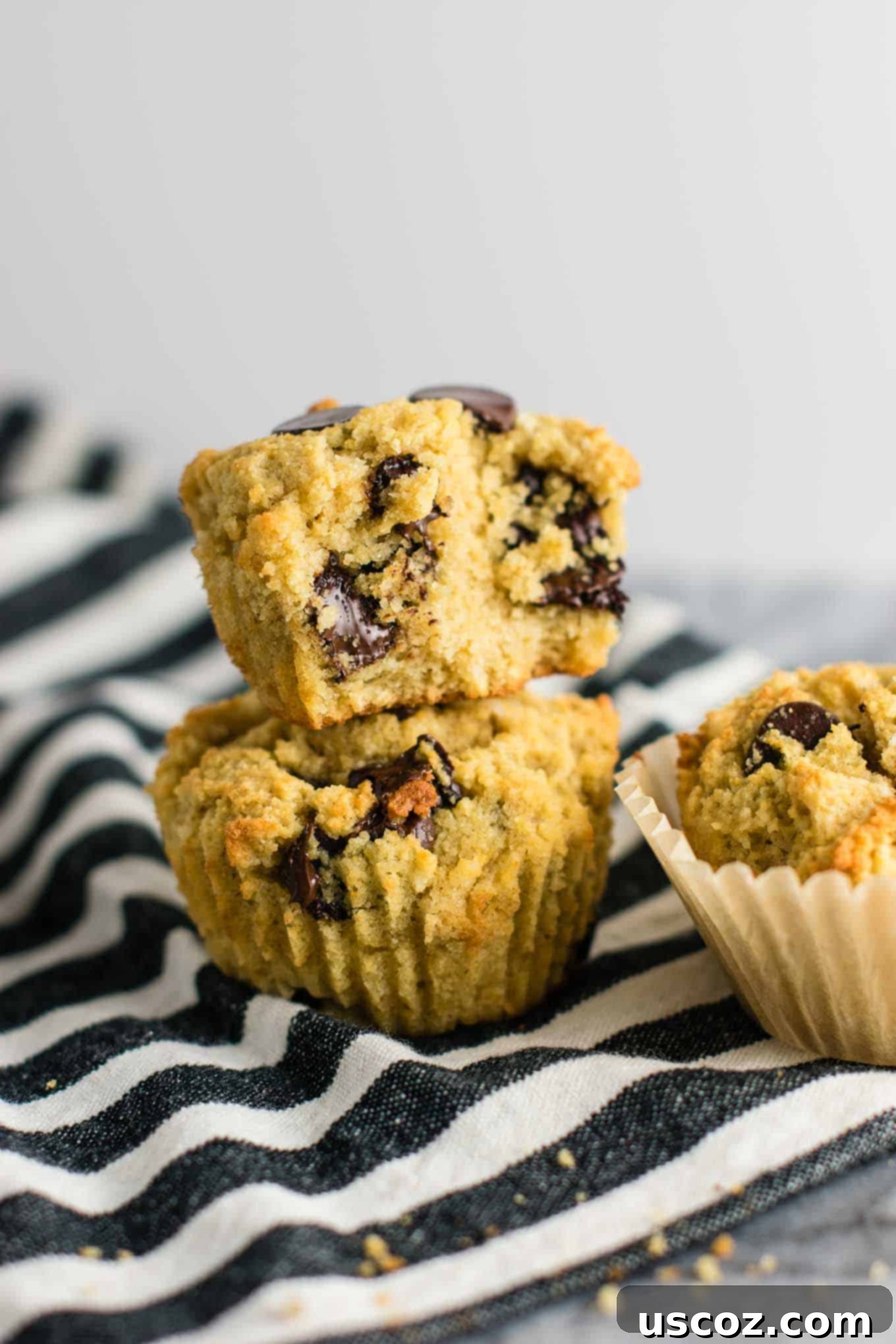 Heavenly Gluten-Free Chocolate Chip Muffins 9 A batch of freshly baked gluten-free dairy-free chocolate chip muffins, cooling on a wire rack, ready to be devoured.