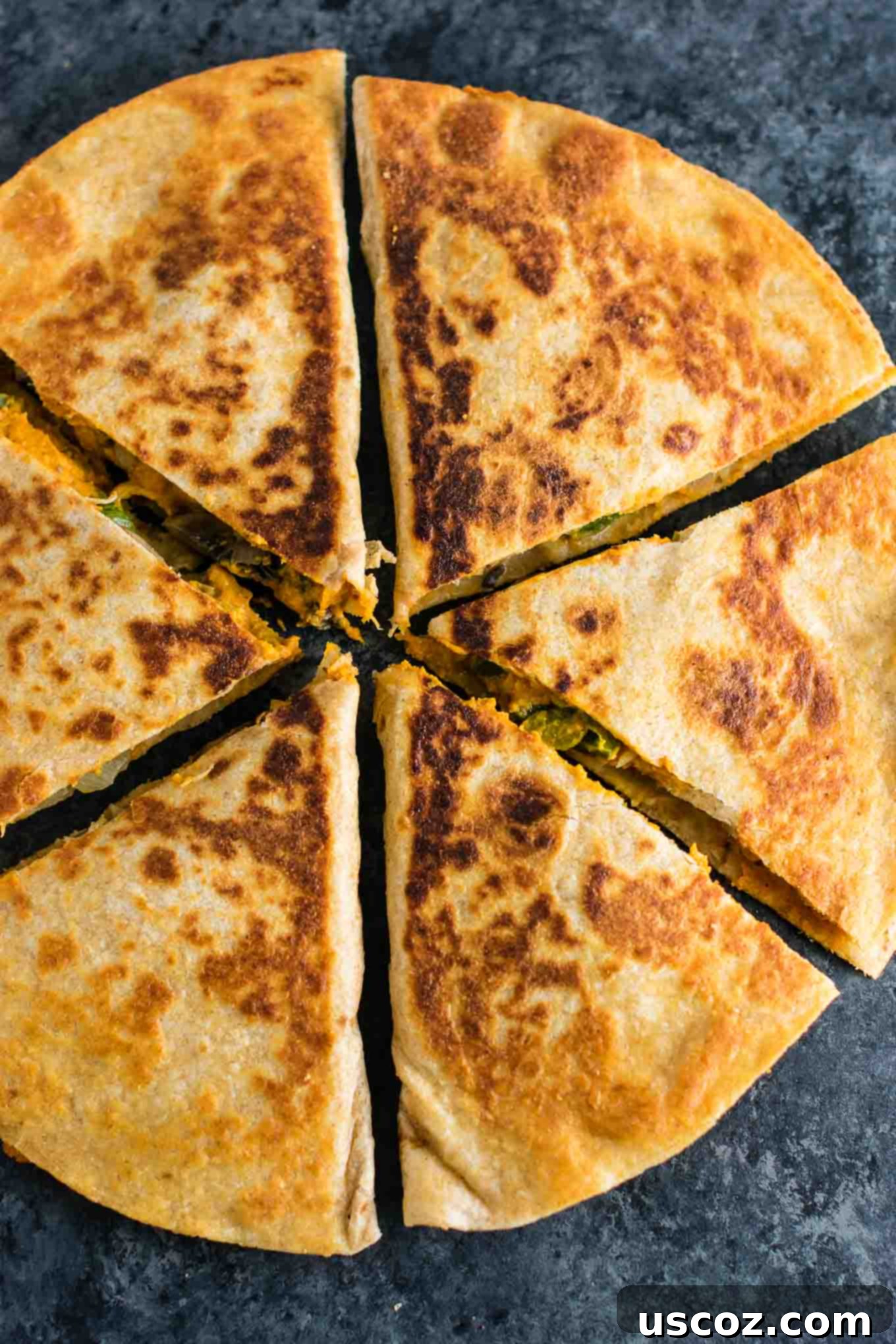 Your New Favorite Vegan Quesadillas 2 Easy vegan quesadillas recipe packed full of protein and flavor. No meat, no dairy, no vegan cheese! It's a Mexican favorite gone vegan!