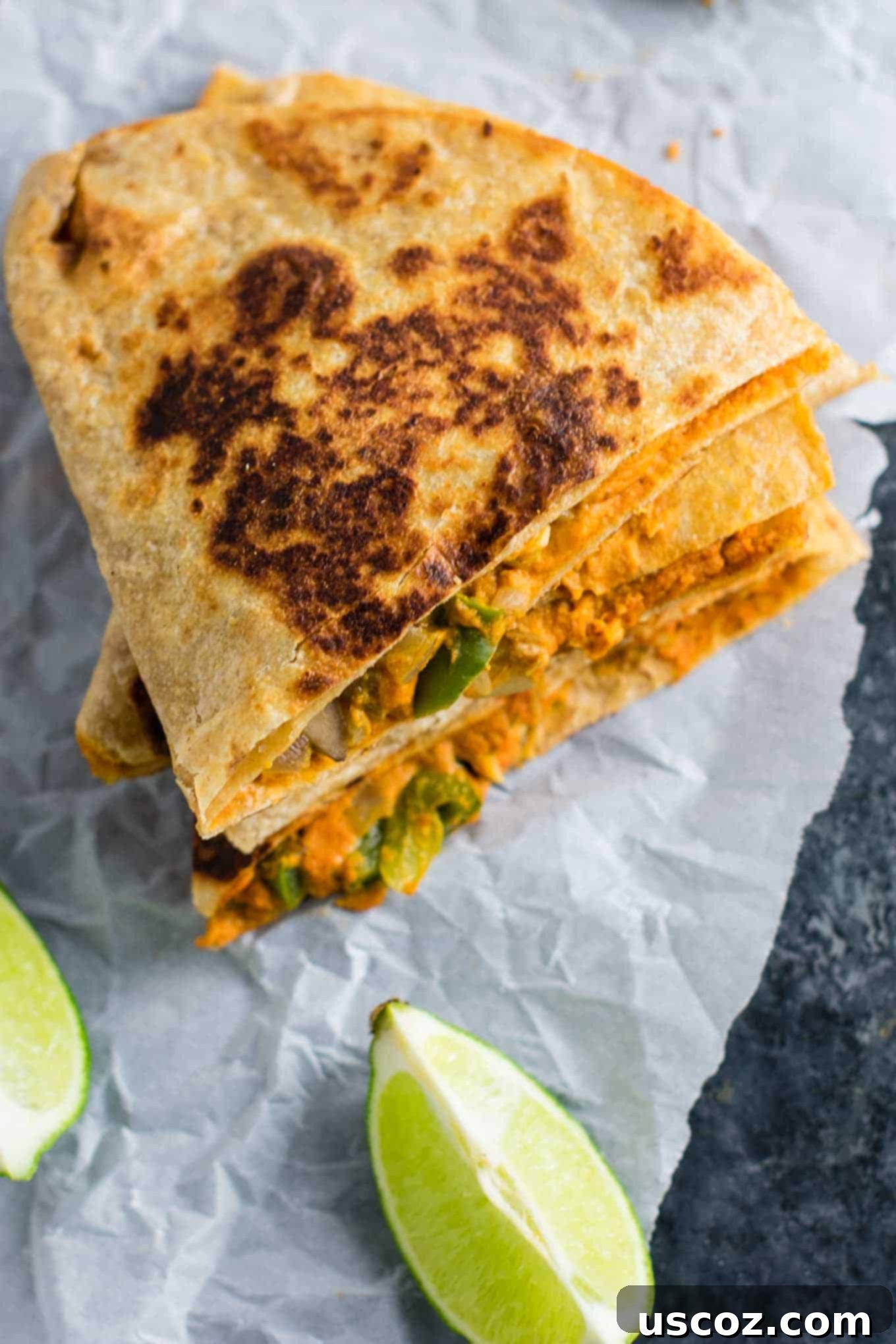 Your New Favorite Vegan Quesadillas 11 Easy vegan quesadillas served with fresh lime and salsa, a protein-packed and flavorful Mexican favorite gone vegan!