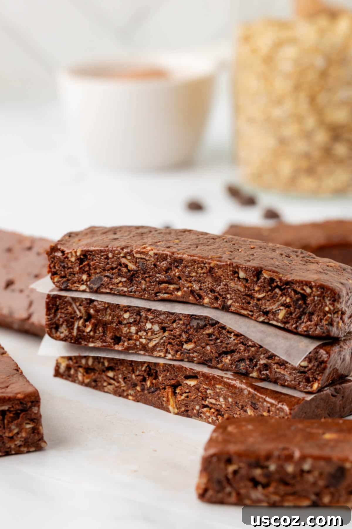 Chocolate Cashew Protein Bars 16 chocolate cashew protein bars