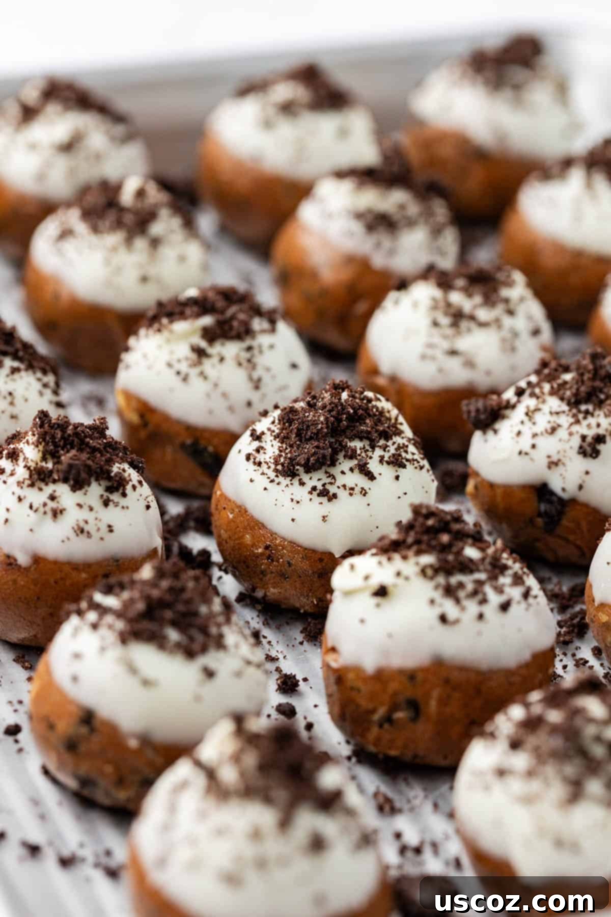 Cookies and Cream Protein Balls 6 cookies and cream protein balls