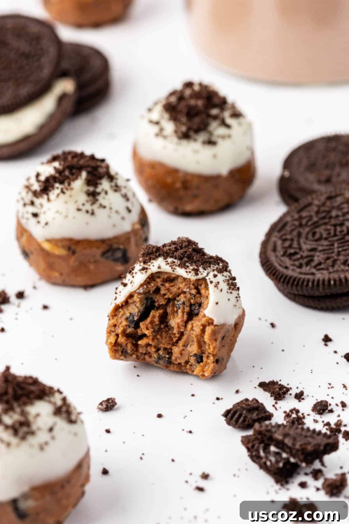 Cookies and Cream Protein Balls 7 cookies and cream protein balls