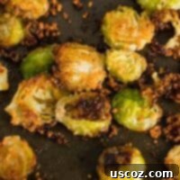 Sprout Leaf Crisps 13 brussel sprout chips on a baking sheet