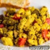 Wholesome Tofu Scramble 14 how to make tofu scramble #vegan #breakfast #tofu