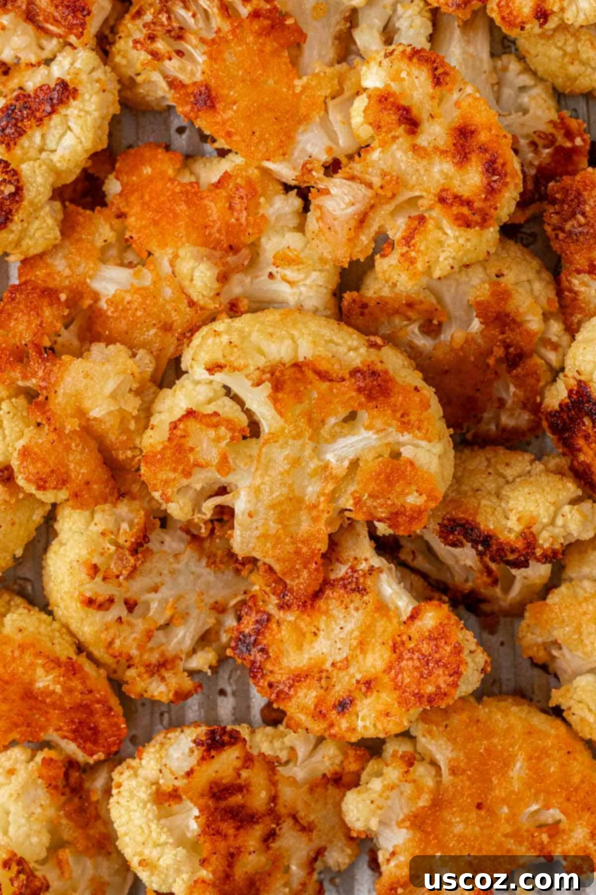 Crispy Parmesan Roasted Cauliflower 12 parmesan roasted cauliflower