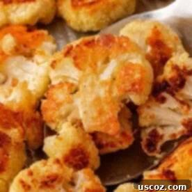 Crispy Parmesan Roasted Cauliflower 14 parmesan roasted cauliflower