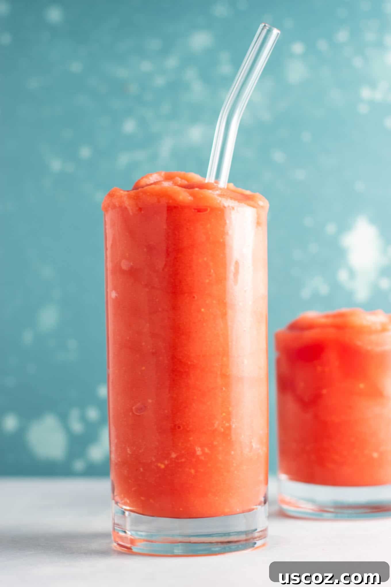 Frozen watermelon chunks, a key ingredient for delicious slushies