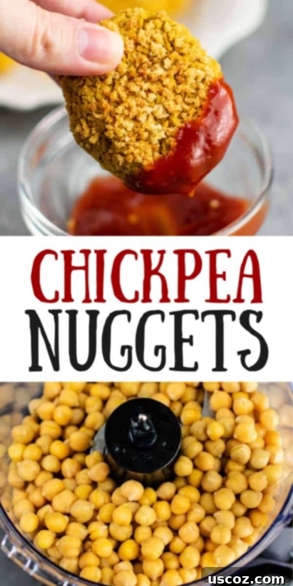 Golden Chickpea Poppers 9 A pile of golden, baked chickpea nuggets, perfectly crispy and ready to eat.