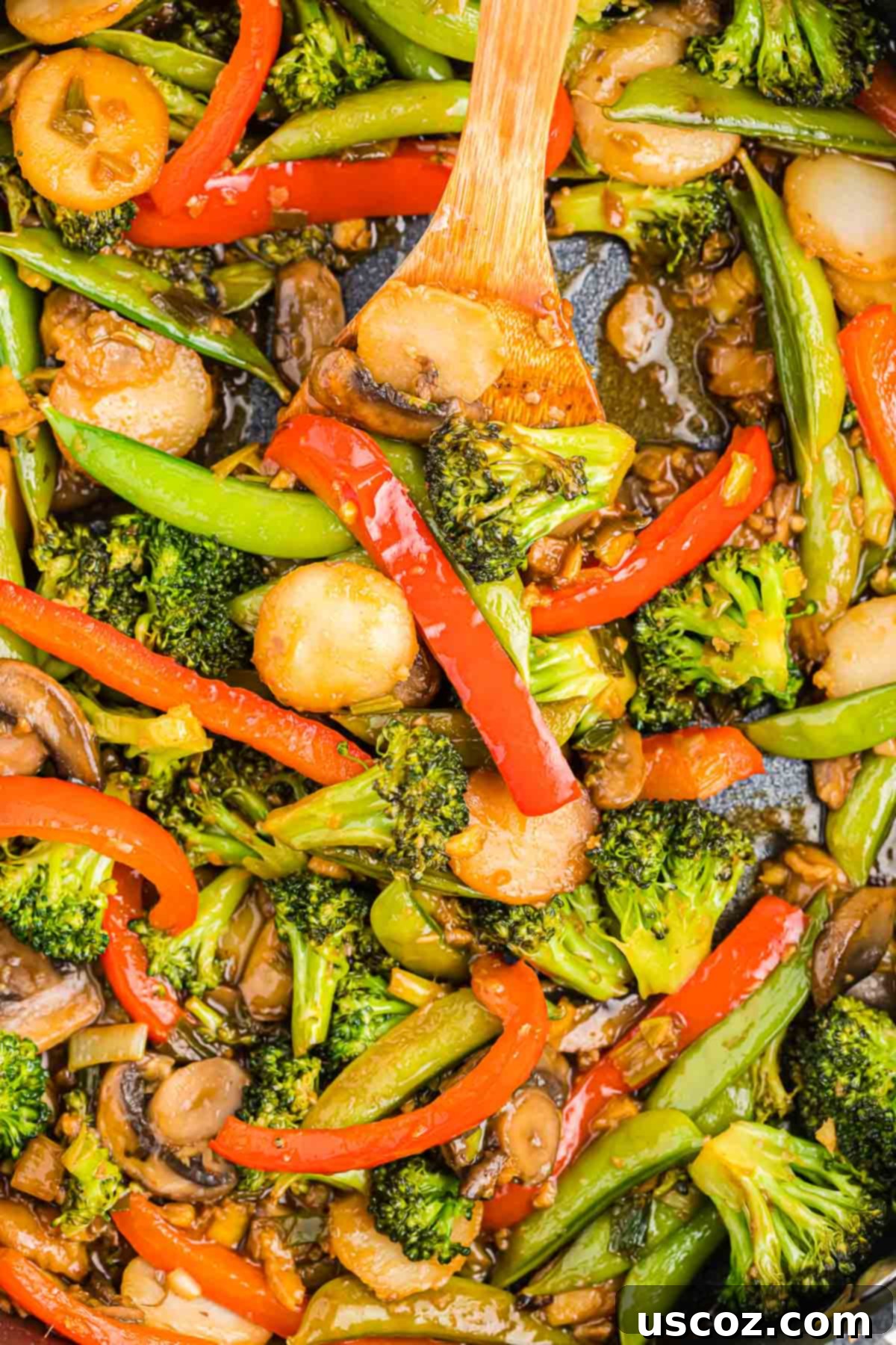 Quick Vegetable Stir Fry 3 veggie stir fry