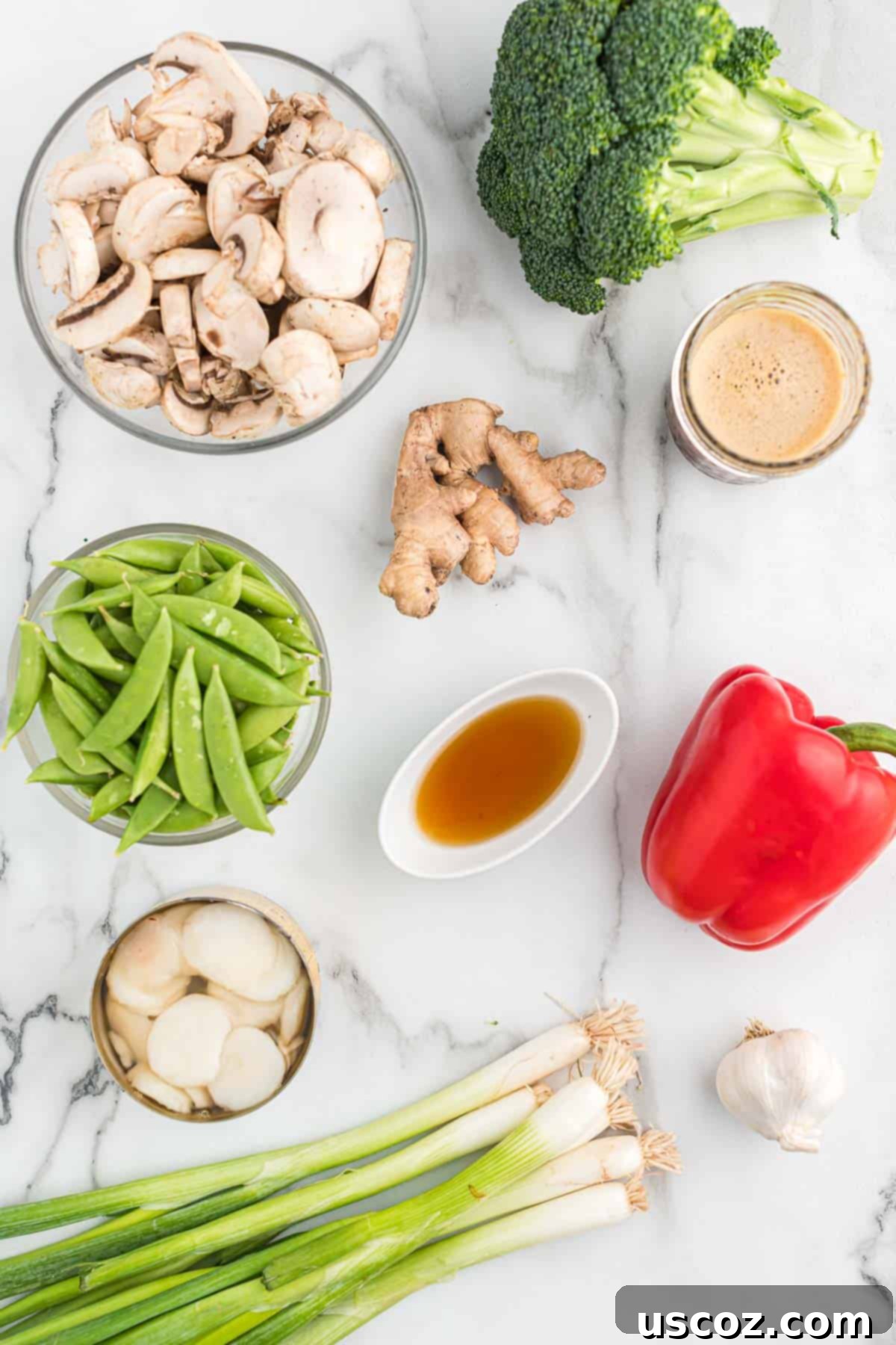 Quick Vegetable Stir Fry 4 ingredients needed to make stir fry vegetables