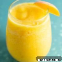 Frozen Peach Moscato Bliss 8 Delicious Peach Moscato Slushies ready to serve, a perfect refreshing summer drink.