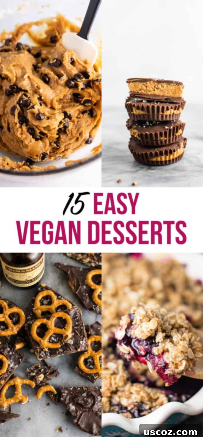 Delightfully Simple: 15 Irresistible Vegan Desserts 2 15 easy vegan desserts - delicious dairy-free and eggless recipes for all