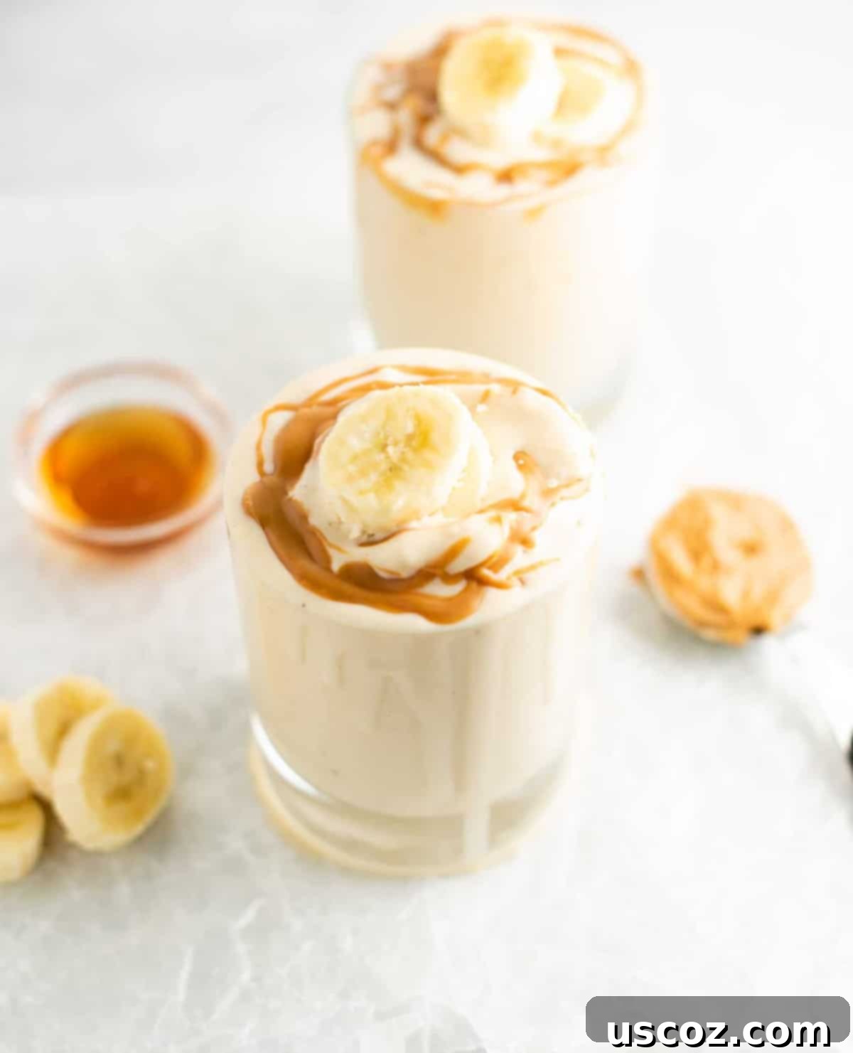 Peanut Butter Banana Dream 9 peanut butter banana smoothie with yogurt