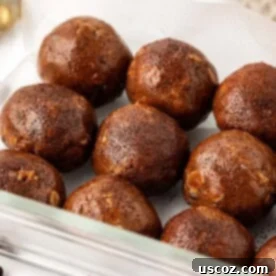 Dark, rich espresso energy bites, perfect for a coffee lover's treat