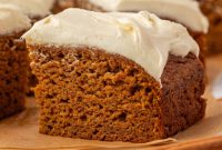 Spiced Pumpkin Snack Cake