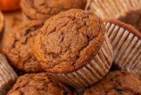 Golden Pumpkin Banana Muffins