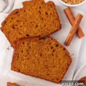 greek yogurt pumpkin bread slices