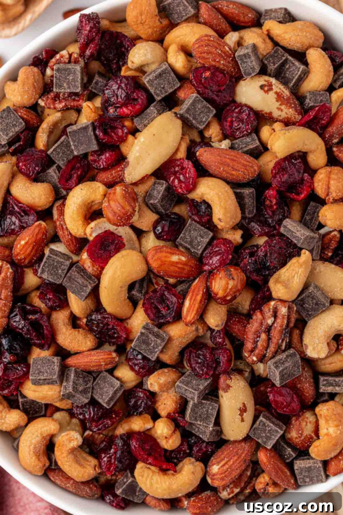 The Ultimate Guide to Crafting Your Own Trail Mix 6 Close-up of trail mix