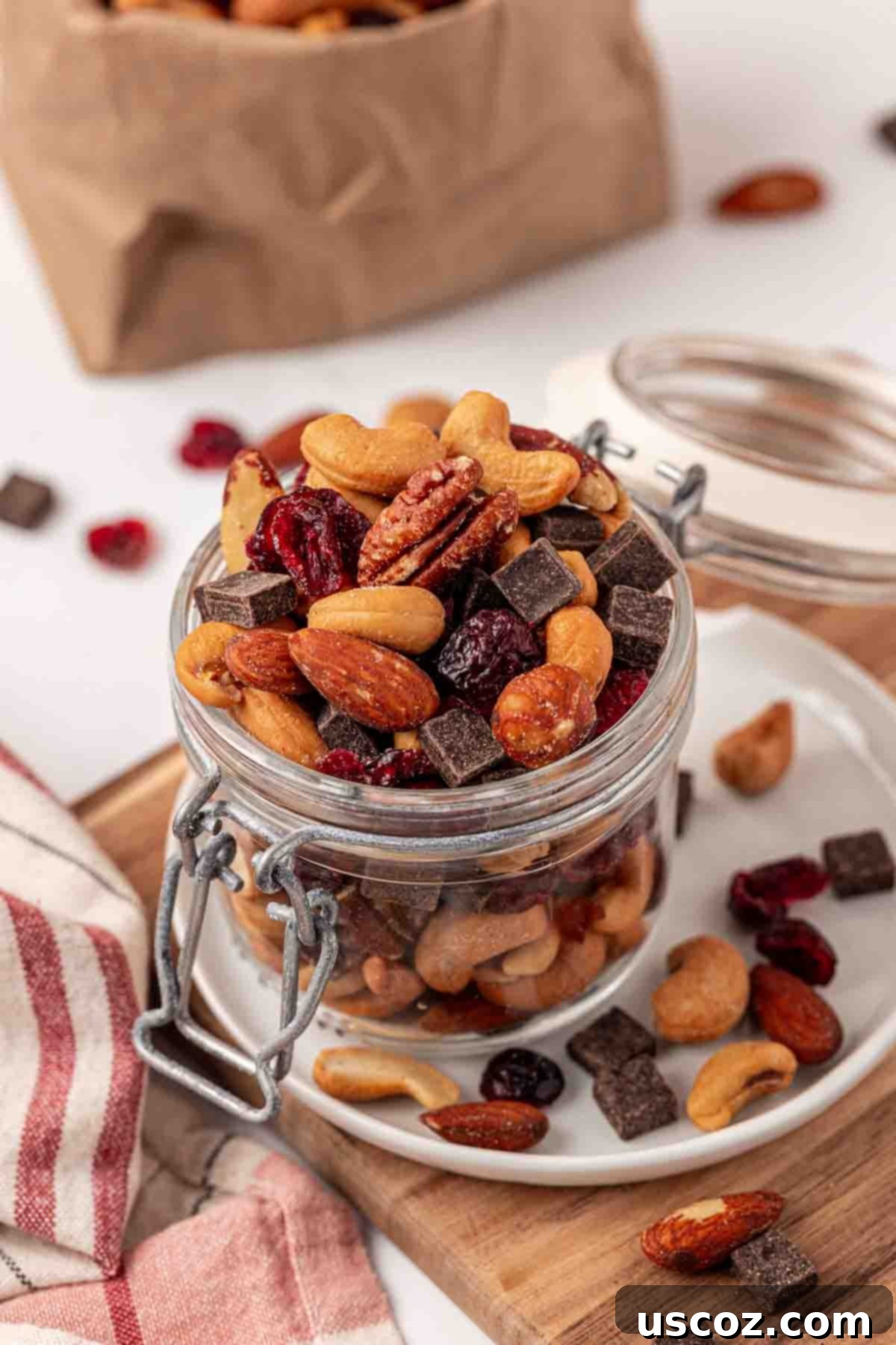 The Ultimate Guide to Crafting Your Own Trail Mix 9 Trail mix in a jar
